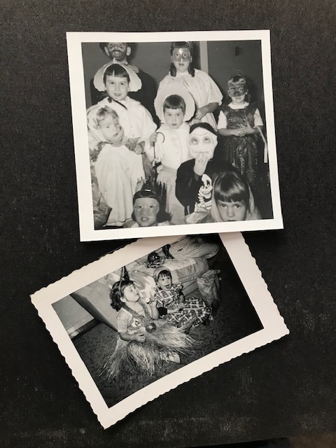 Halloween kids celebrating